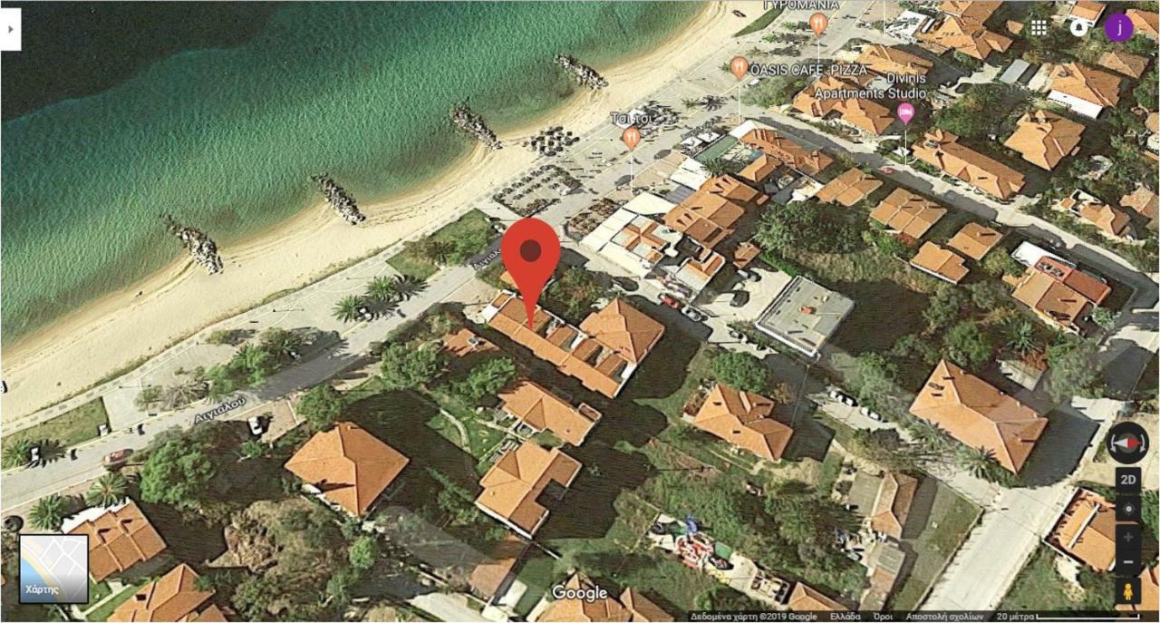 Cute Maisonette No2 On Coastal Sidewalk Никити Экстерьер фото